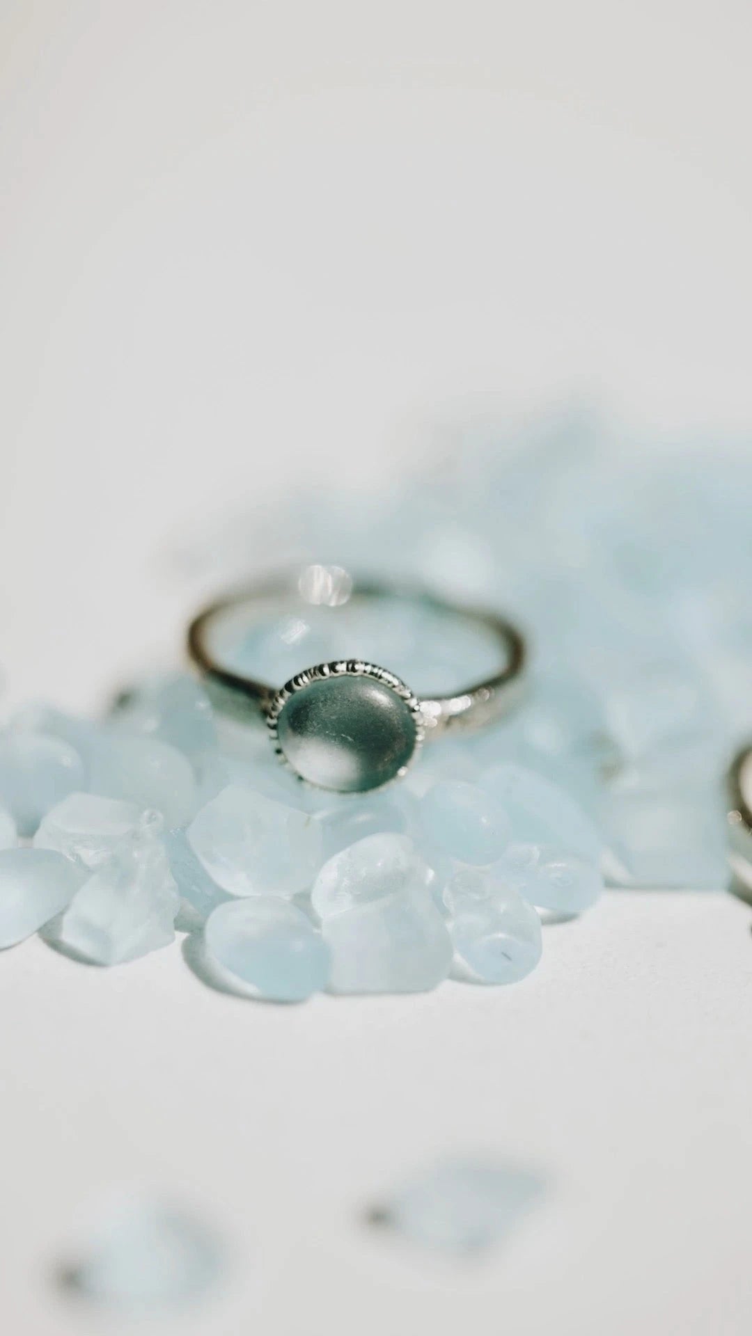 Raw Blue Topaz Jewelry · November Stackable Ring – Little Sycamore