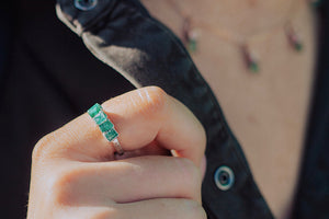
                  
                    Emerald City • May Stackable Ring
                  
                