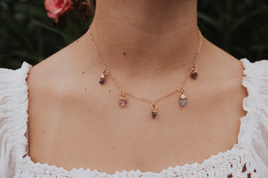 
                  
                    August Raindrops Necklace • Spinel
                  
                