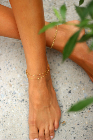 
                  
                    Layered Ripple Bracelet or Anklet
                  
                