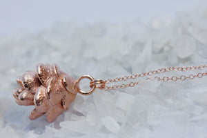 
                  
                    Pinecone Necklace // Rose Gold, Gold, or Silver - Little Sycamore
                  
                