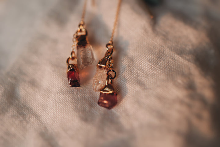 Single or Multi Stone Drop Earrings · Customizable