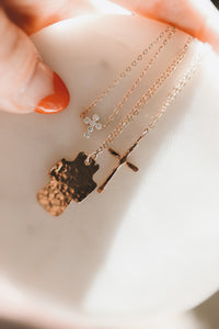 Steady Strength · Chunky Cross Necklace - Little Sycamore