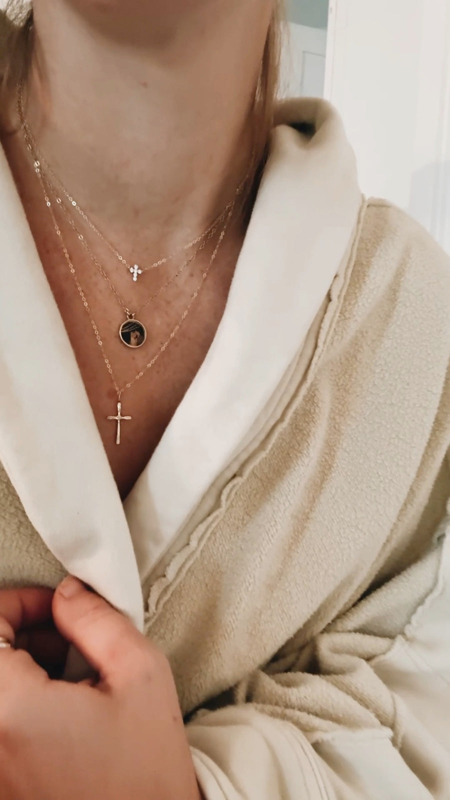 Forged Faith · Classic Cross Necklace - Little Sycamore