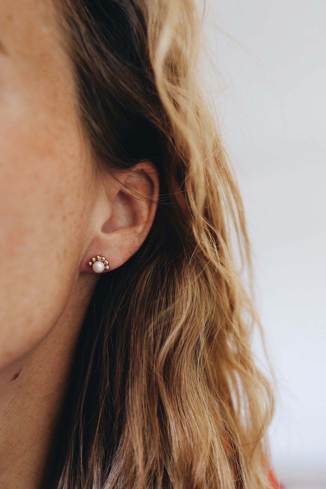 Pearl Rainbow Earrings