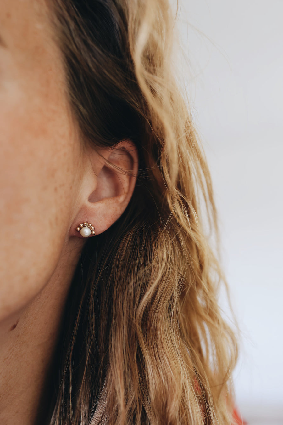Pearl Rainbow Earrings