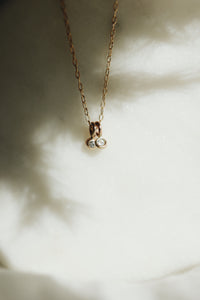 Little Birthstone Droplet Necklace · Customizable - Little Sycamore