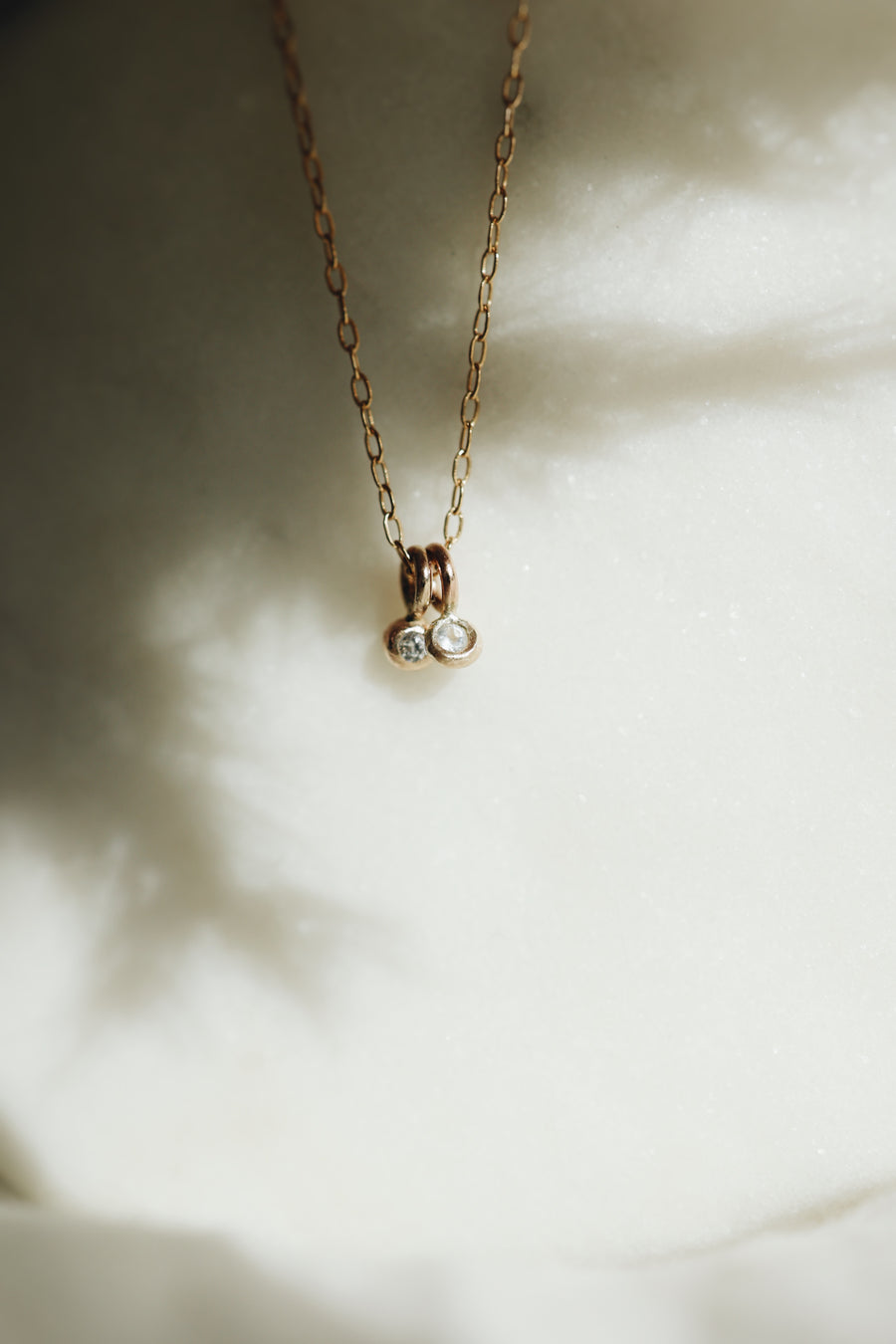 Little Birthstone Droplet Necklace · Customizable - Little Sycamore
