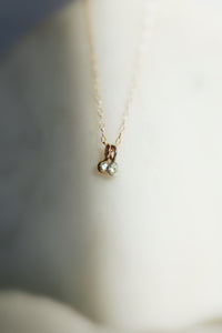 Little Birthstone Droplet Necklace · Customizable - Little Sycamore