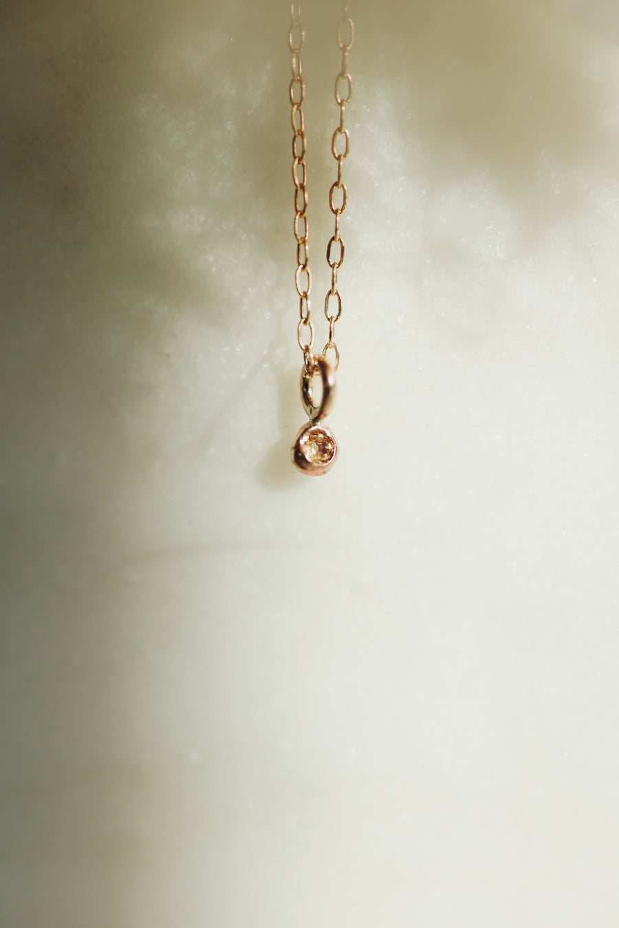 Little Birthstone Droplet Necklace · Customizable - Little Sycamore