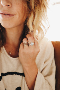 Luna · Moonstone Ring - Little Sycamore