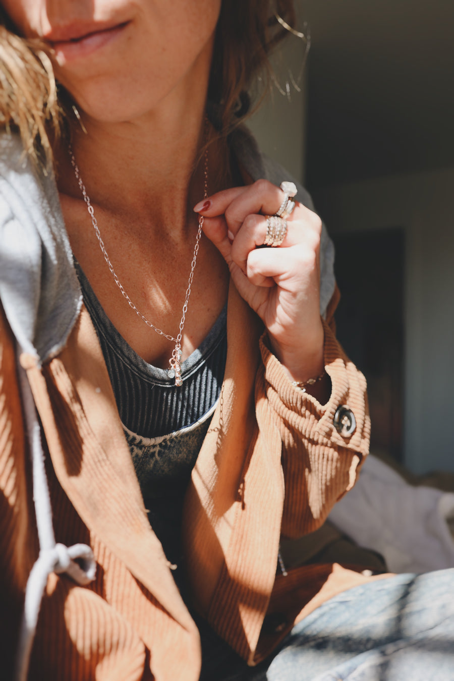 Cascade Necklace · Aquamarine (Limited Edition) - Little Sycamore