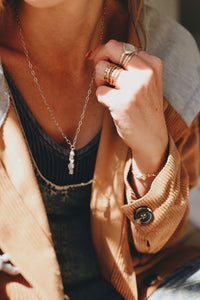 Cascade Necklace · Aquamarine (Limited Edition) - Little Sycamore