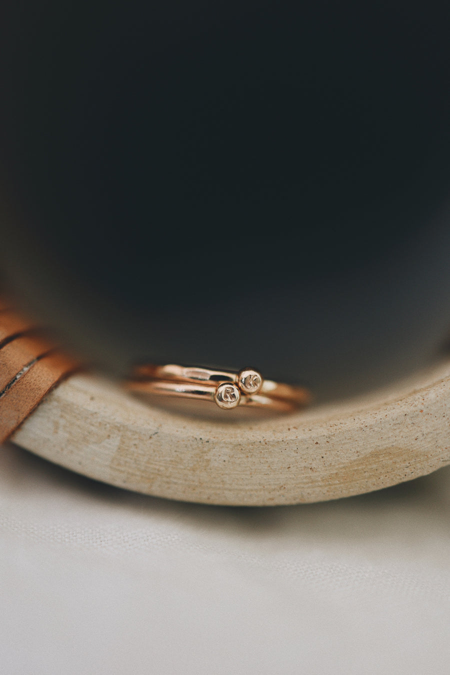 Little Initial Ring · For Valentine's Day - Little Sycamore