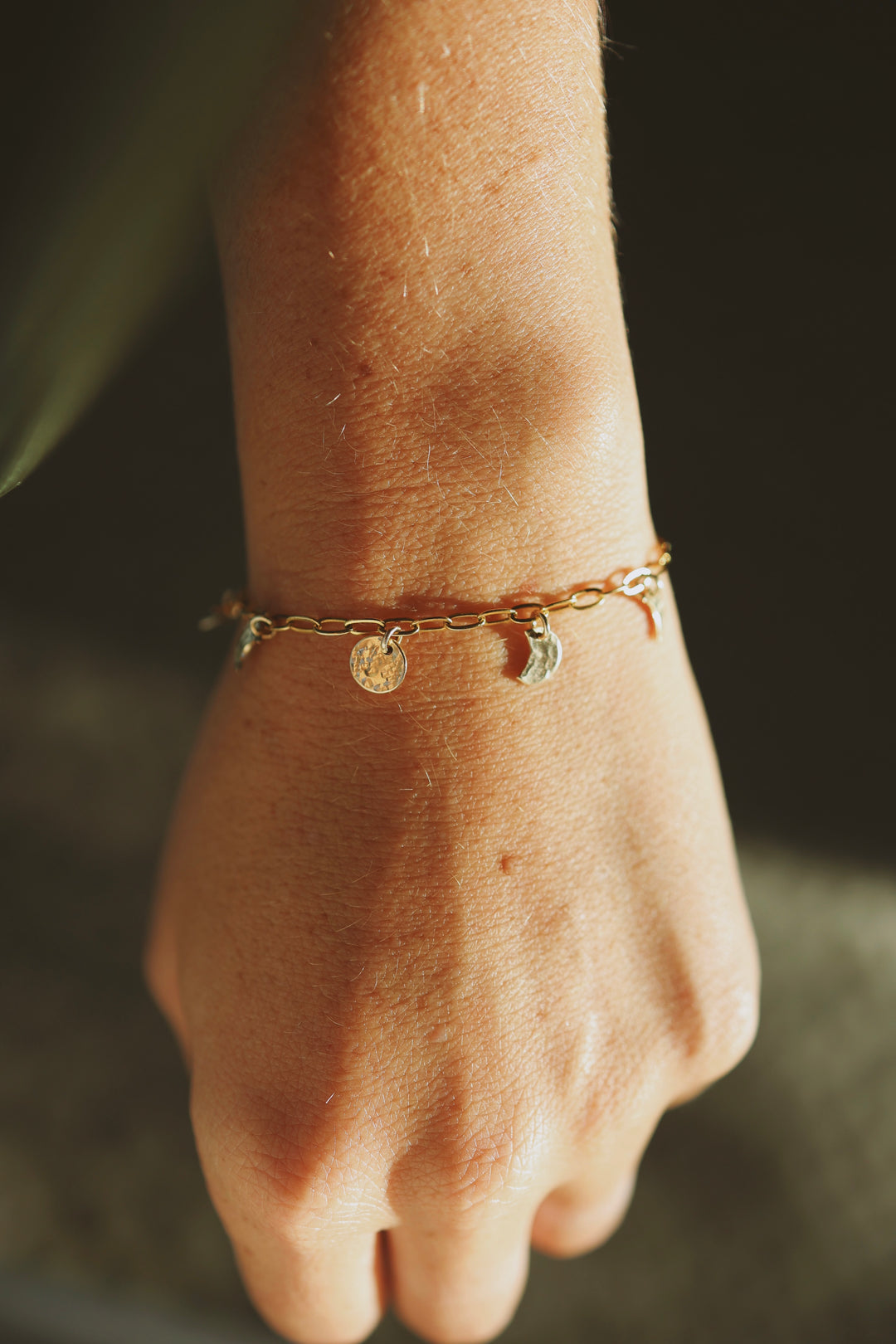 Moon Phase Bracelet or Necklace