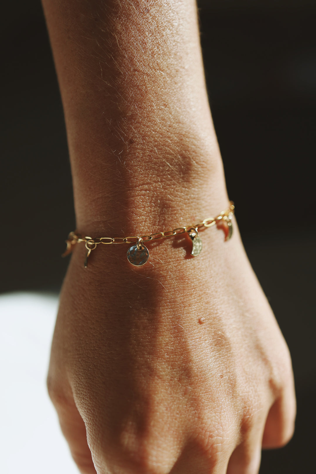 Moon Phase Bracelet or Necklace