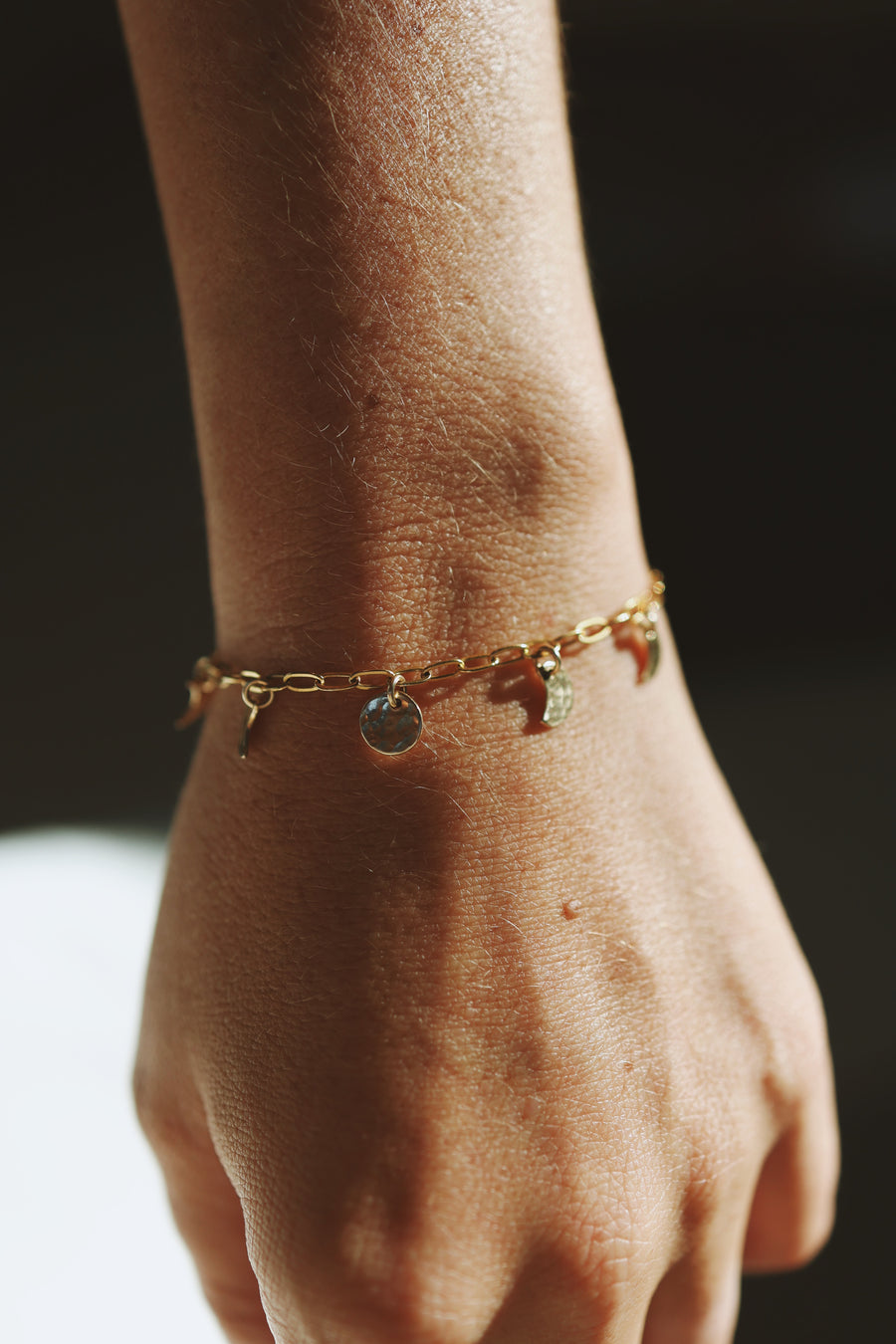 Moon Phase Bracelet or Necklace - Little Sycamore