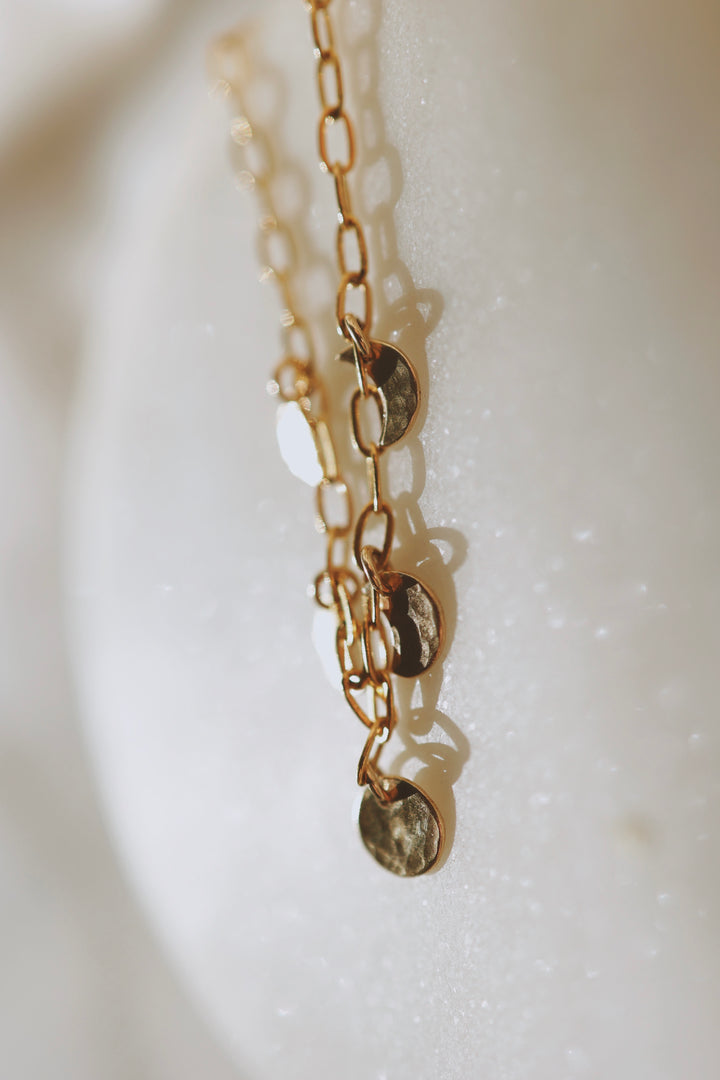 Moon Phase Bracelet or Necklace