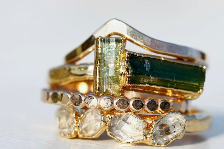 Stackable Birthstone Rings
