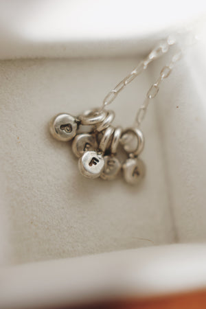 INITIAL Monogram Wire Letter charm Personalized Name Necklace Custom  Keyring UK | eBay