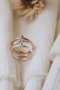Little Initial Ring · For Valentine's Day - Little Sycamore