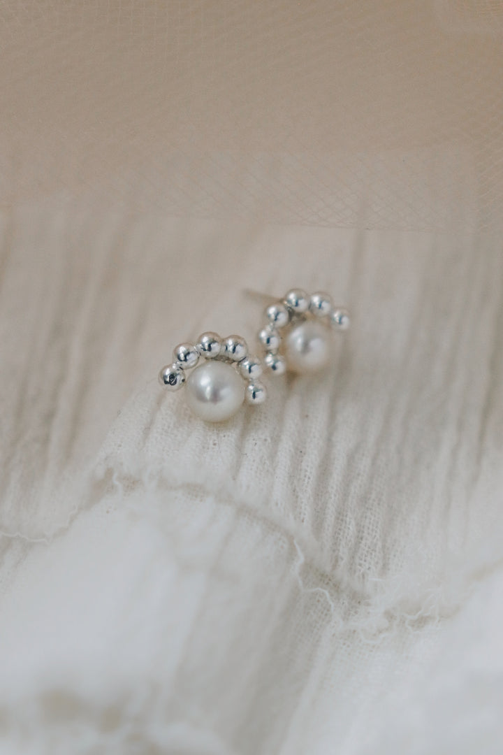 Pearl Rainbow Earrings