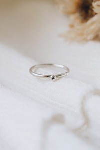 Little Initial Ring · For Valentine's Day - Little Sycamore