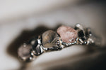 I Am Loved Ring • Rose Quartz, Moonstone, Diamond Quartz