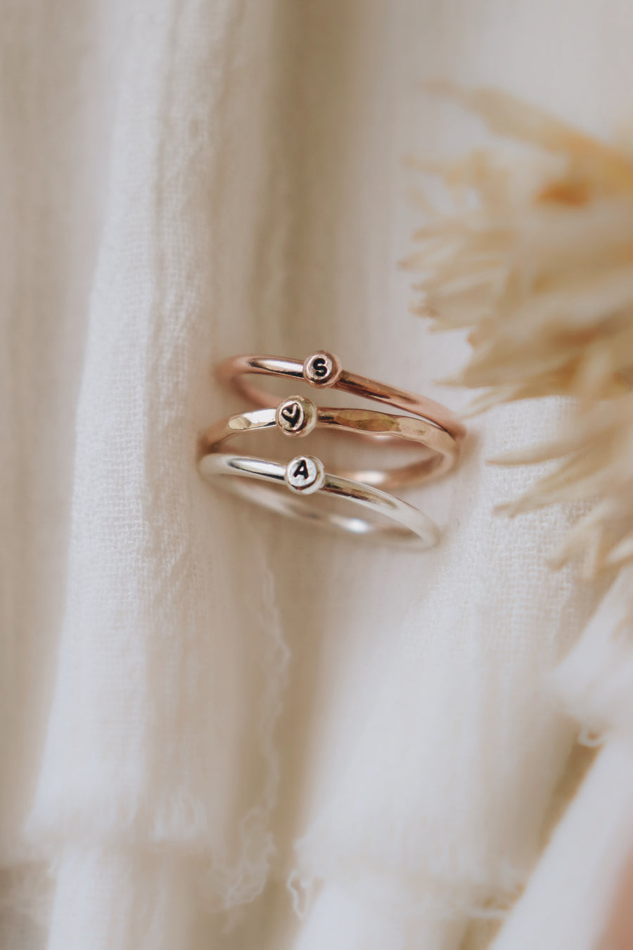Little Initial Ring · For Valentine's Day - Little Sycamore
