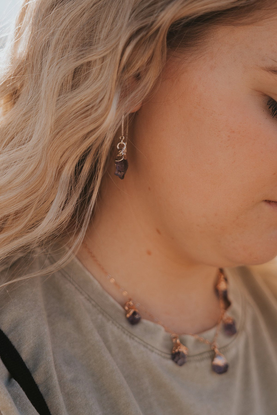 Amethyst Drop Earrings · February · Earrings ·  Little Sycamore