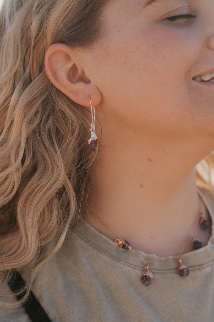 Amethyst Drop Earrings · February · Earrings ·  Little Sycamore