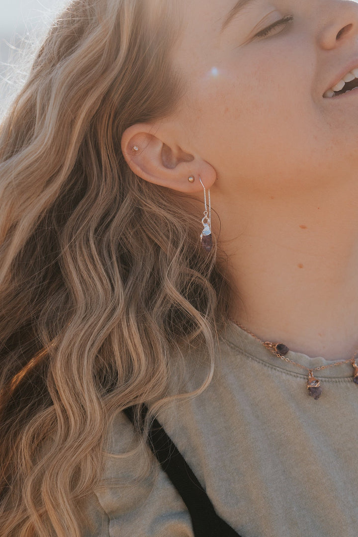 Amethyst Drop Earrings · February · Earrings ·  Little Sycamore