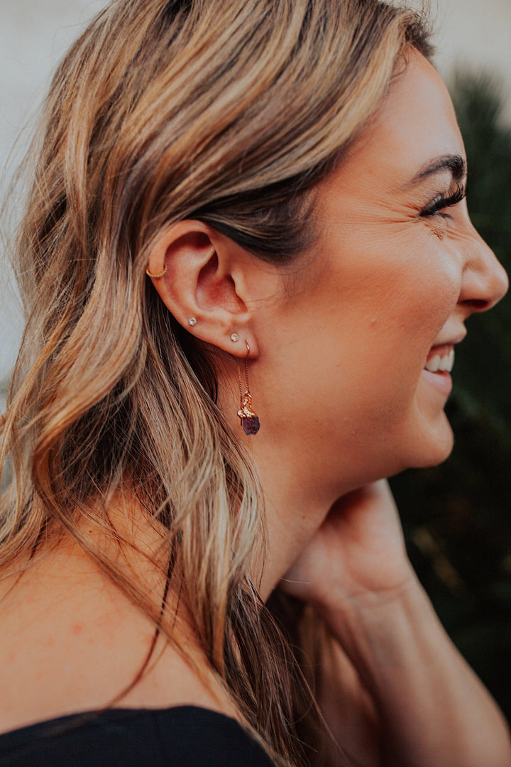 Amethyst Drop Earrings · February · Earrings ·  Little Sycamore