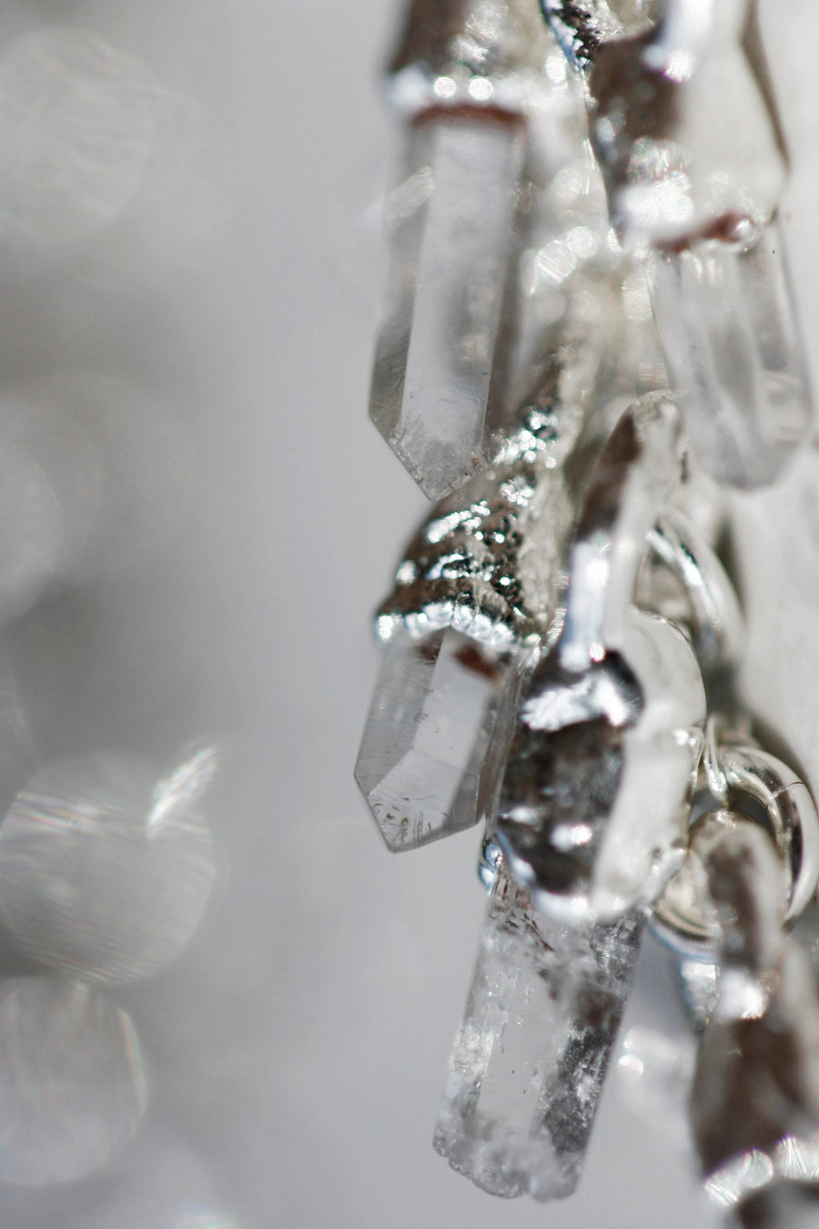 April + Angel Baby Raindrops Necklace · Diamond Quartz · Necklaces ·  Little Sycamore