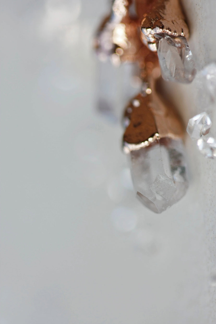 April + Angel Baby Raindrops Necklace · Diamond Quartz · Necklaces ·  Little Sycamore
