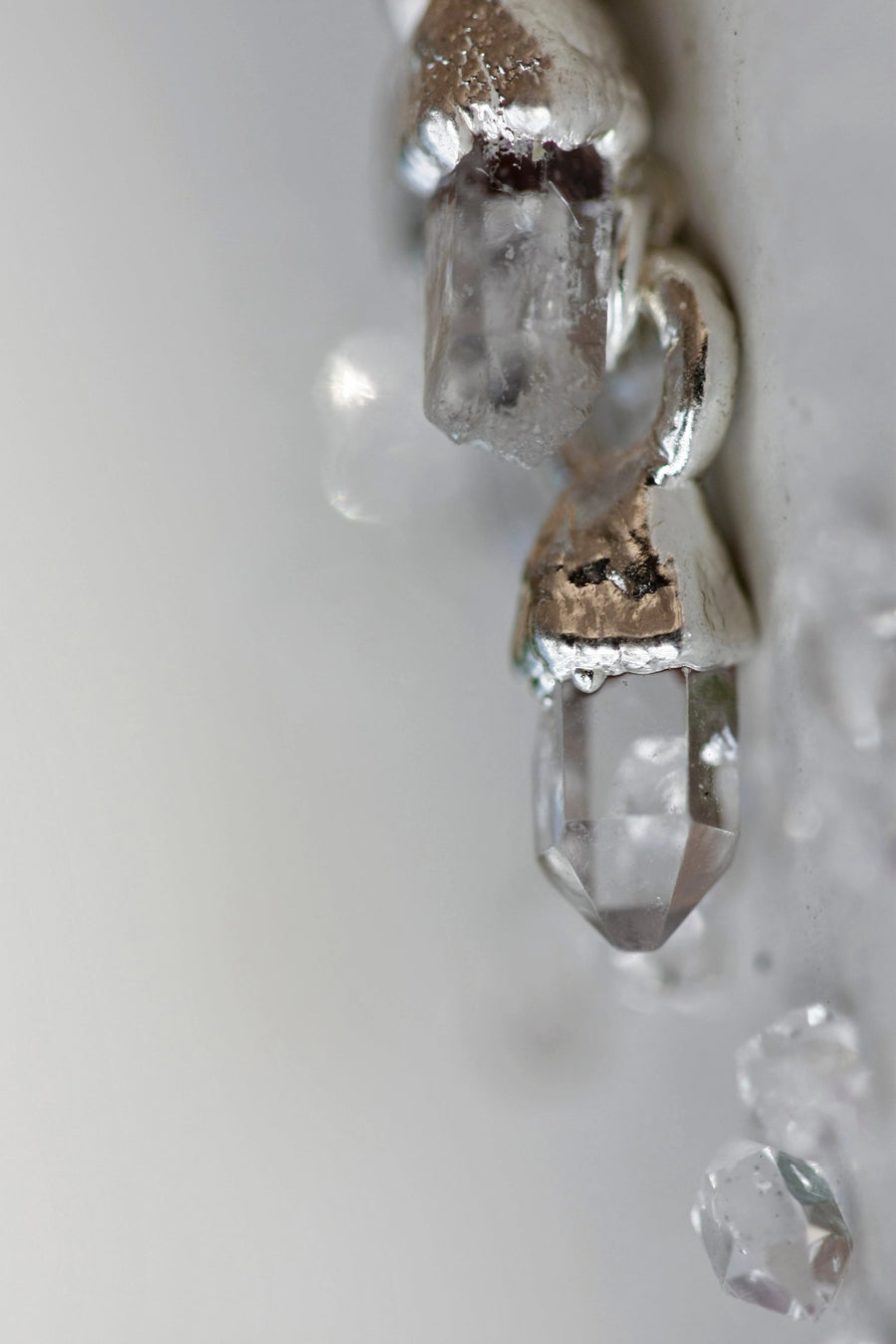 April + Angel Baby Raindrops Necklace · Diamond Quartz · Necklaces ·  Little Sycamore