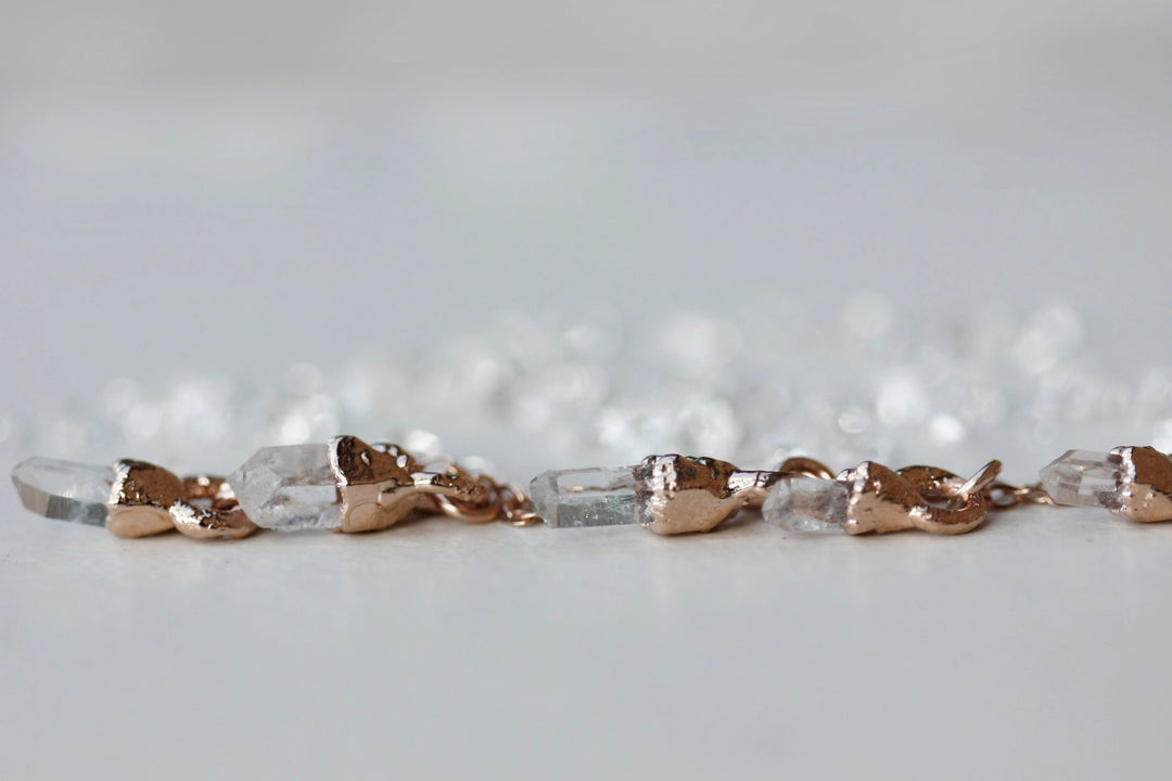 April + Angel Baby Raindrops Necklace · Diamond Quartz · Necklaces ·  Little Sycamore