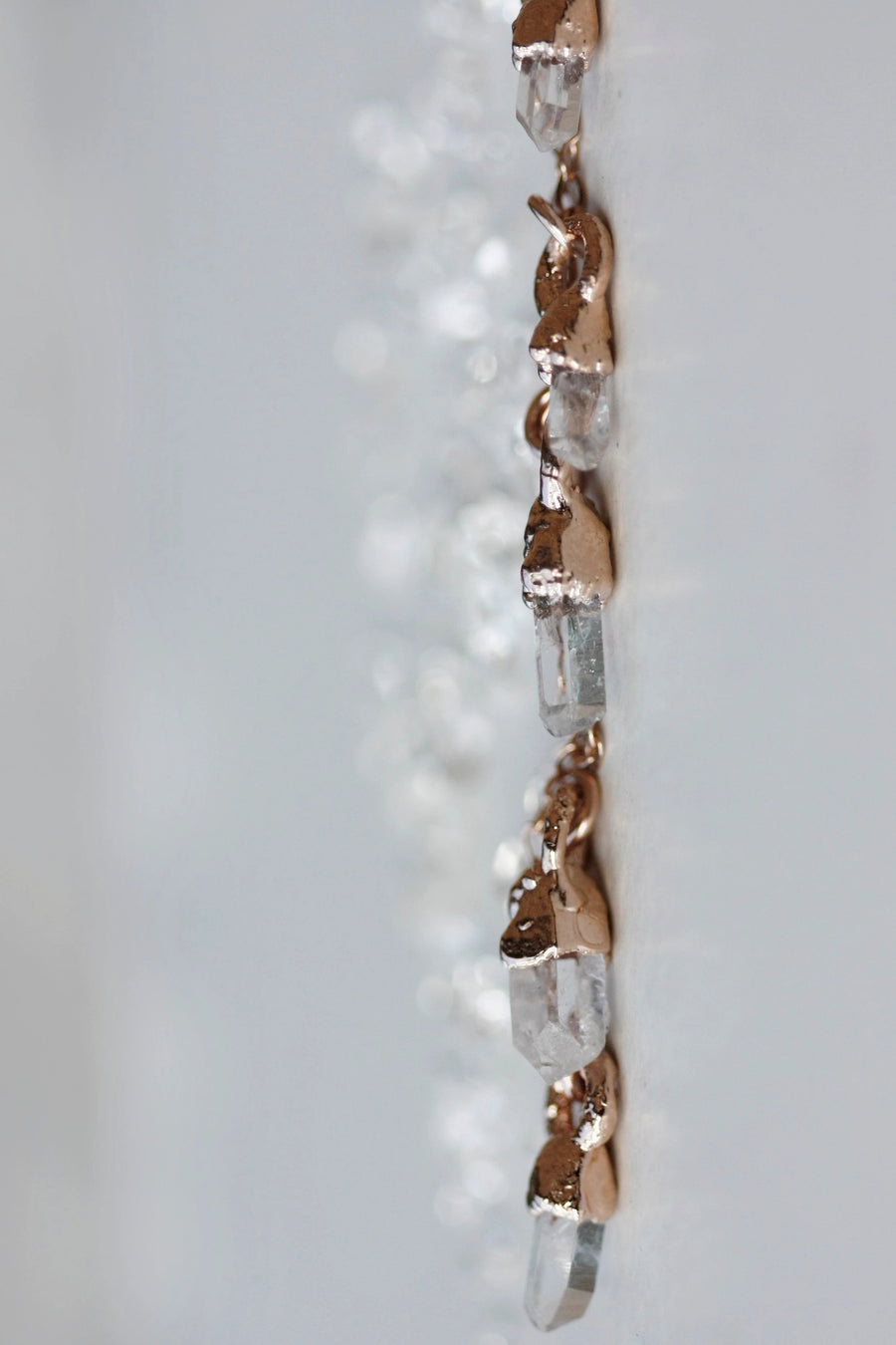 April + Angel Baby Raindrops Necklace · Diamond Quartz · Necklaces ·  Little Sycamore