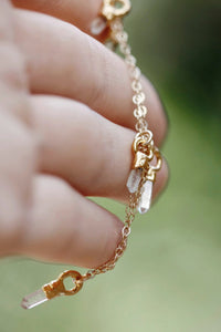 April + Angel Baby Raindrops Necklace · Diamond Quartz · Necklaces ·  Little Sycamore
