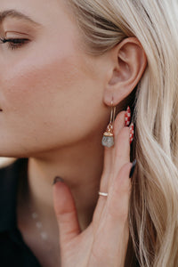 Aquamarine Drop Earrings · March · Earrings ·  Little Sycamore