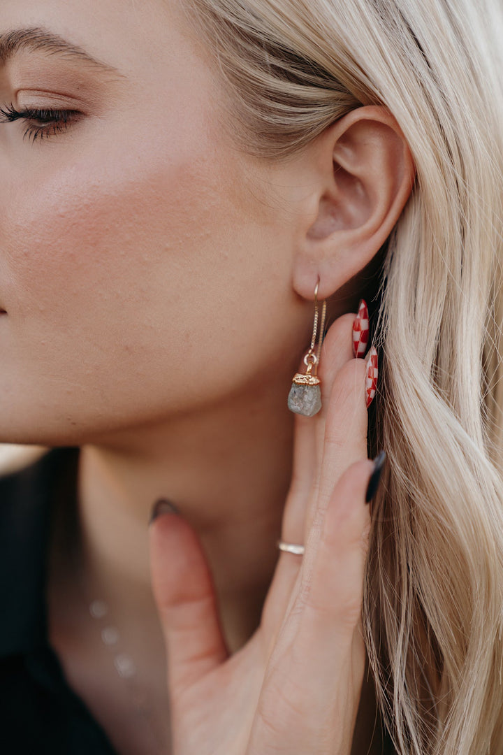 Aquamarine Drop Earrings · March · Earrings ·  Little Sycamore