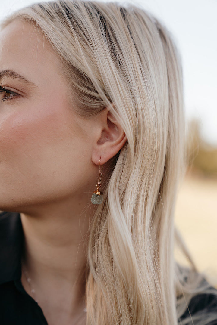 Aquamarine Drop Earrings · March · Earrings ·  Little Sycamore