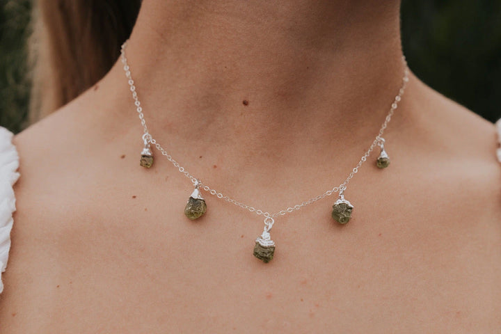 August Raindrops Necklace · Peridot · Necklaces ·  Little Sycamore