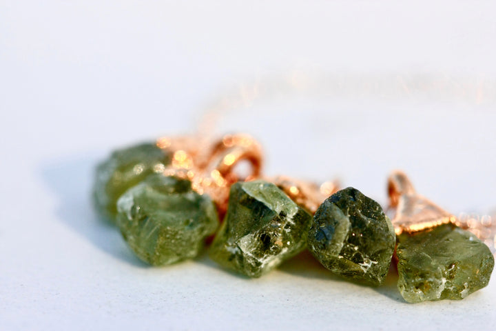 August Raindrops Necklace · Peridot · Necklaces ·  Little Sycamore