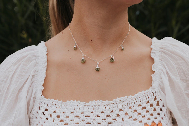 August Raindrops Necklace · Peridot · Necklaces ·  Little Sycamore