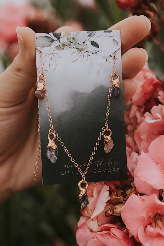August Raindrops Necklace · Spinel · Necklaces ·  Little Sycamore
