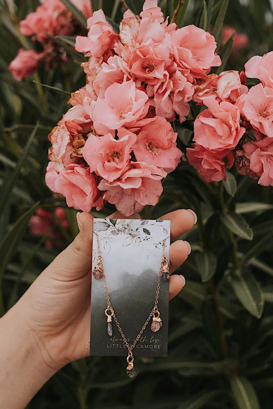 August Raindrops Necklace · Spinel · Necklaces ·  Little Sycamore