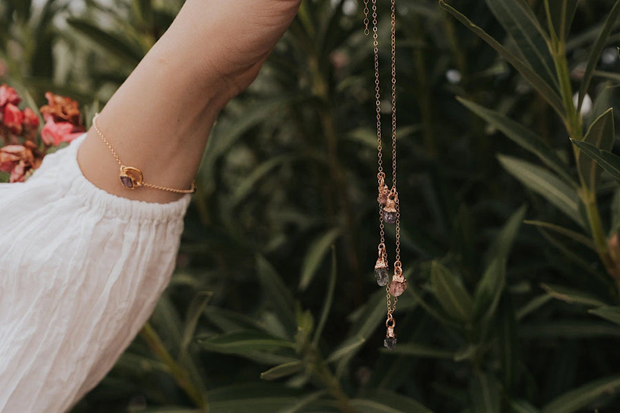 August Raindrops Necklace · Spinel · Necklaces ·  Little Sycamore