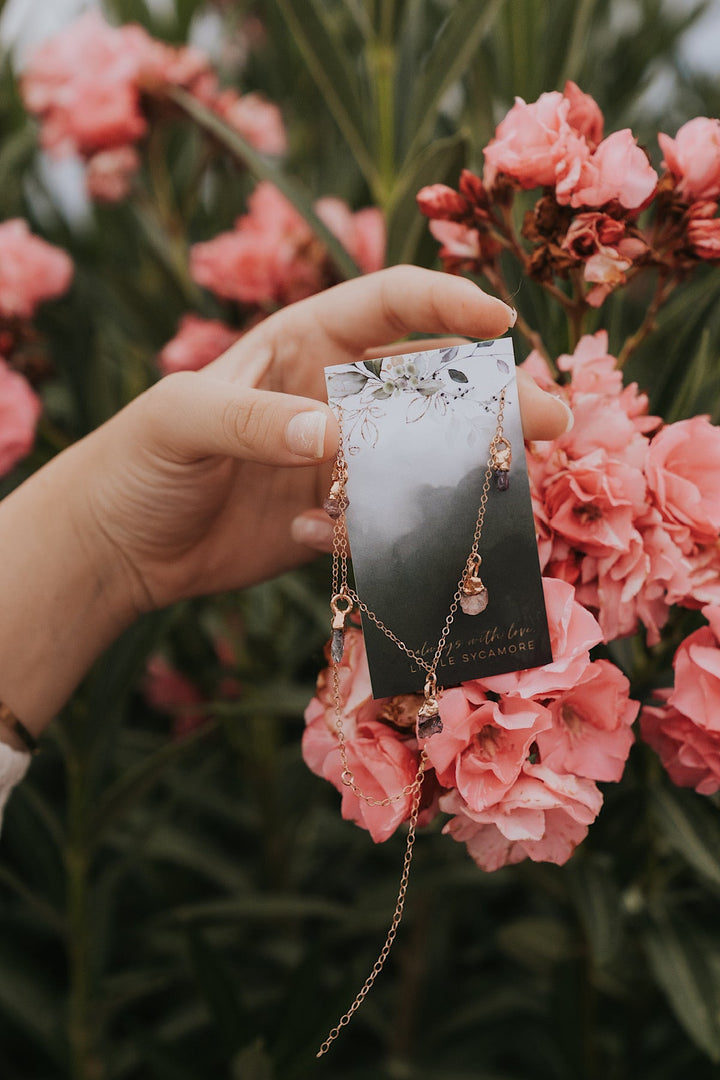 August Raindrops Necklace · Spinel · Necklaces ·  Little Sycamore