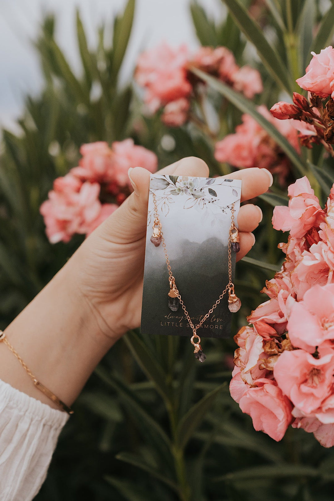 August Raindrops Necklace · Spinel · Necklaces ·  Little Sycamore